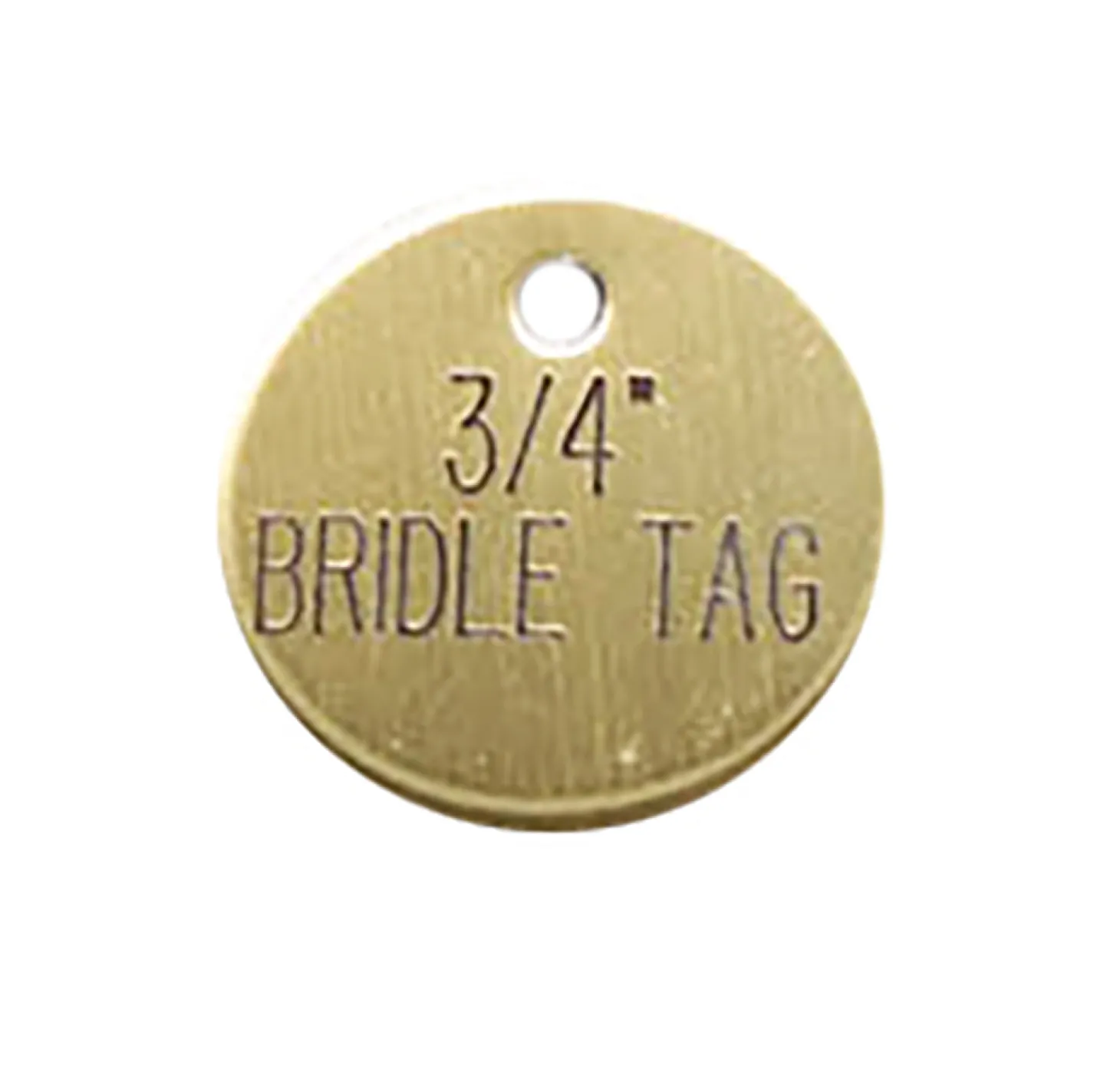 3/4'' Round Bridle & Accessory Tag