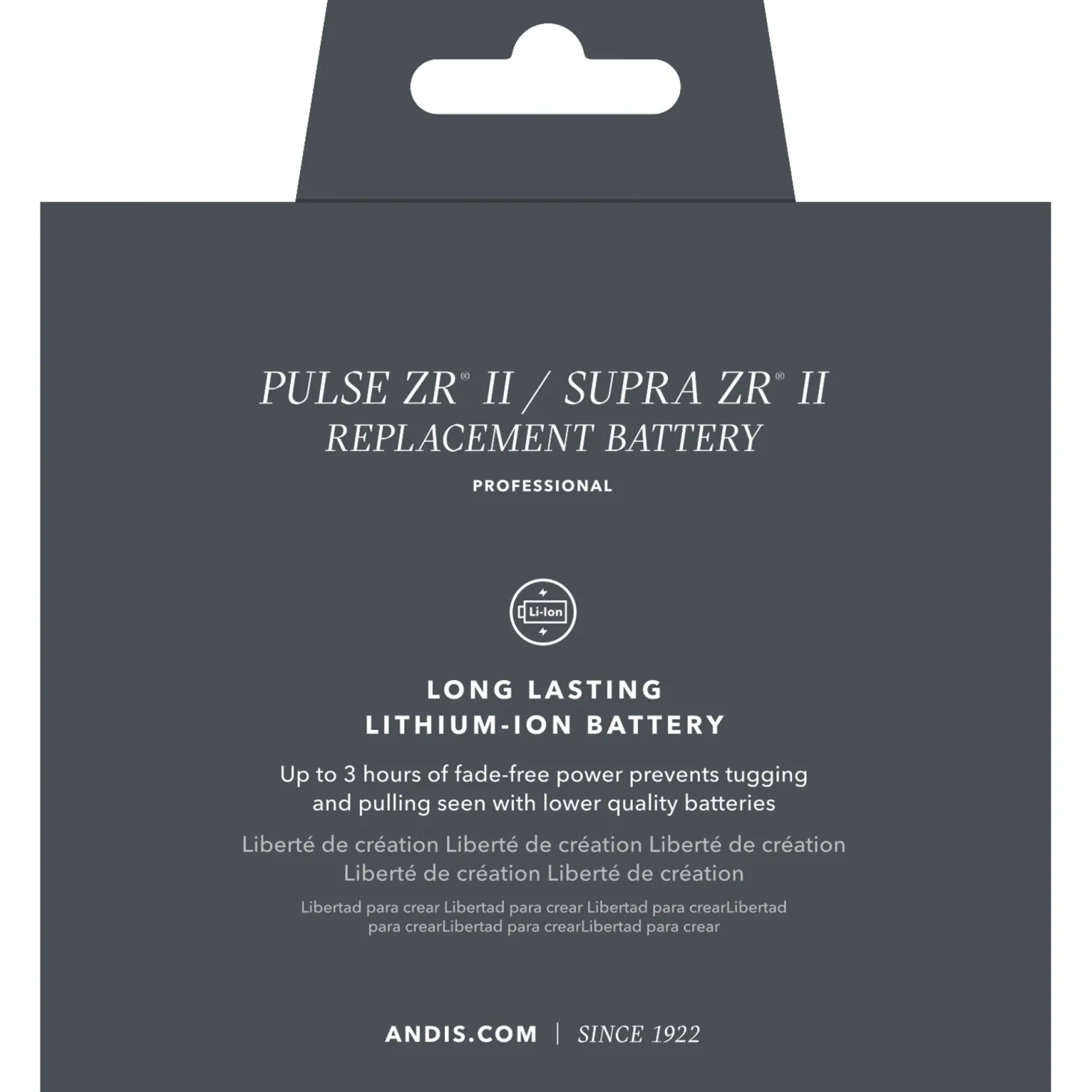 Andis® Pulse ZR® II Replacement Battery Pack