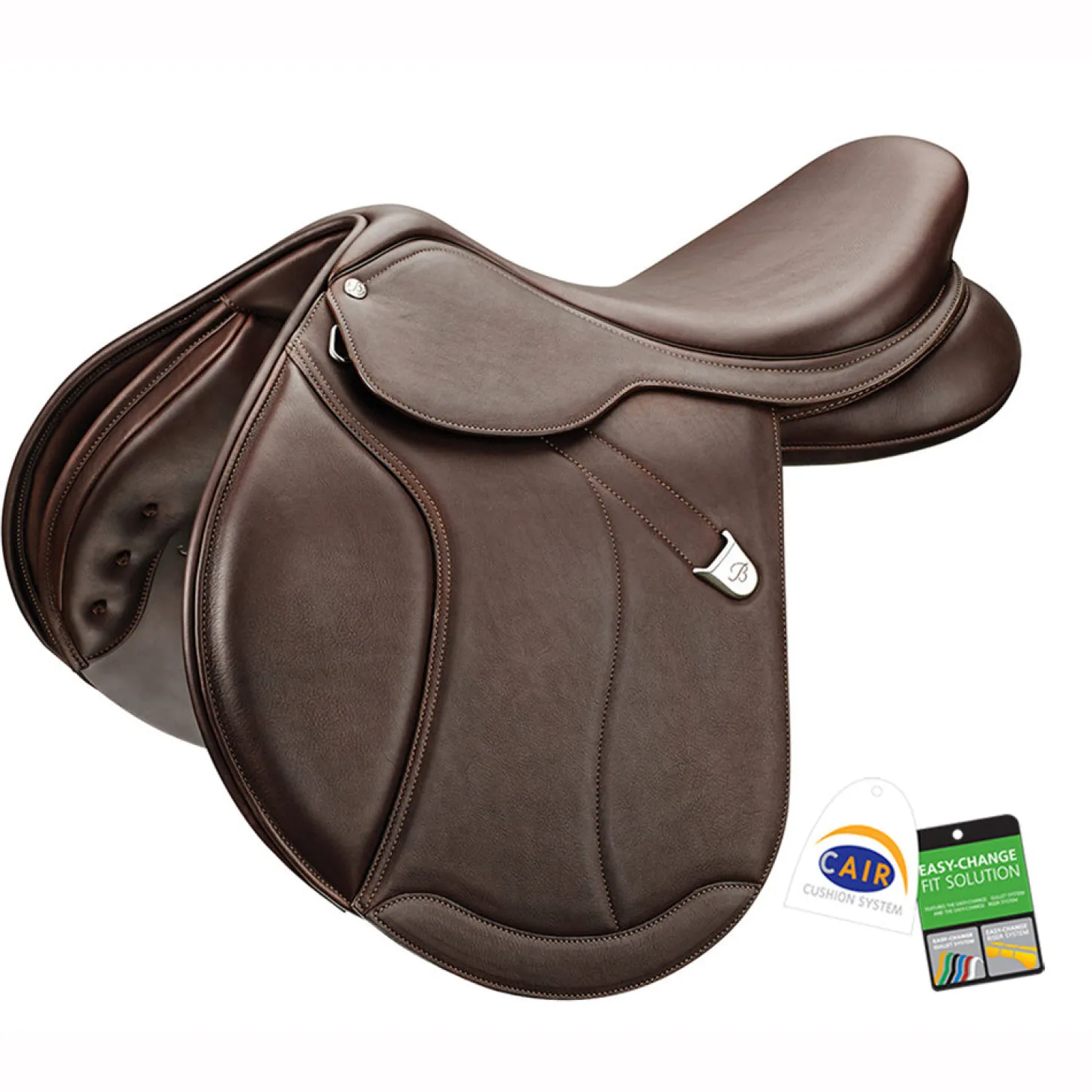 Bates Caprilli Close Contact+ Saddle in Luxe Leather with CAIR®
