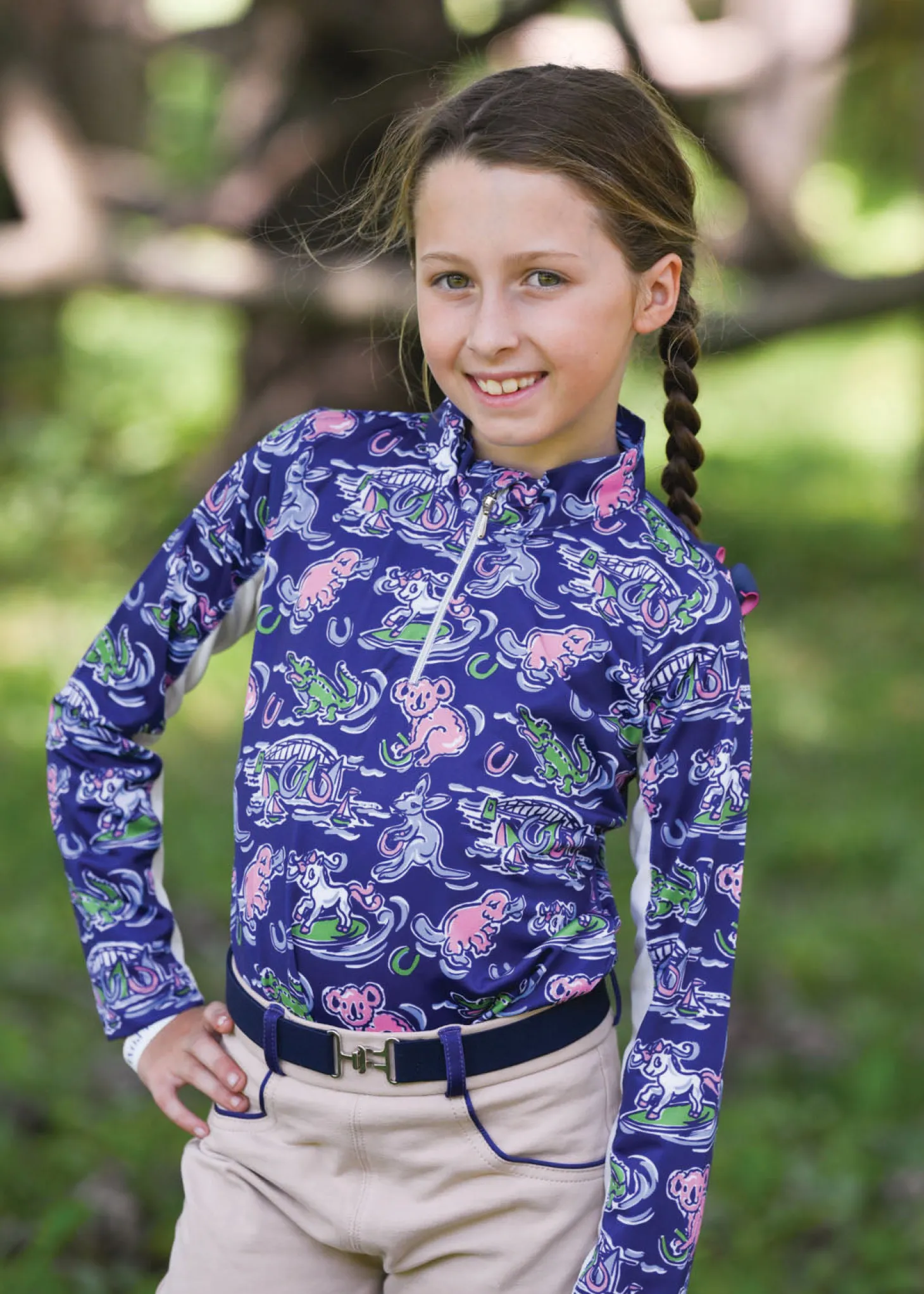 Belle & Bow Equestrian Children’s Short Sleeve Sun Shirt