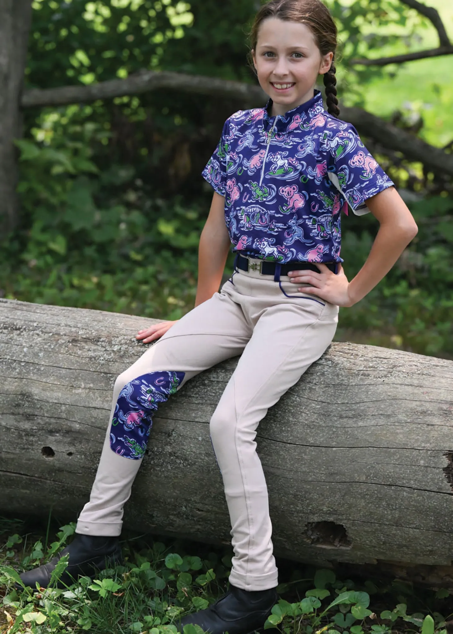 Belle & Bow Equestrian Children’s Short Sleeve Sun Shirt