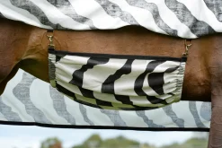 Bucas Buzz-Off Zebra Fly Sheet with High Neck