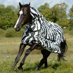 Bucas Zebra Sweet Itch with Full Neck
