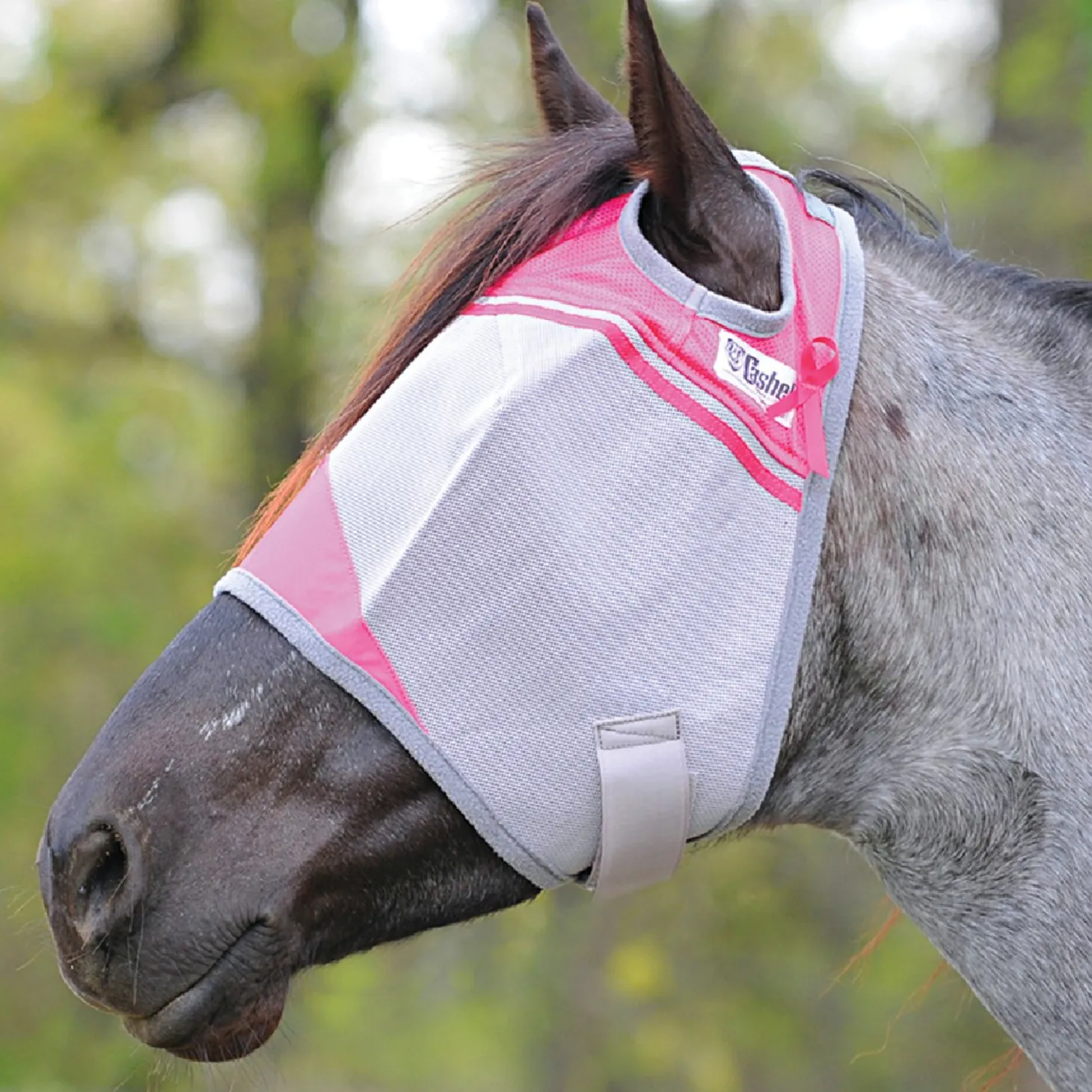 Cashel® Crusader Fly Mask for Breast Cancer Research - Standard
