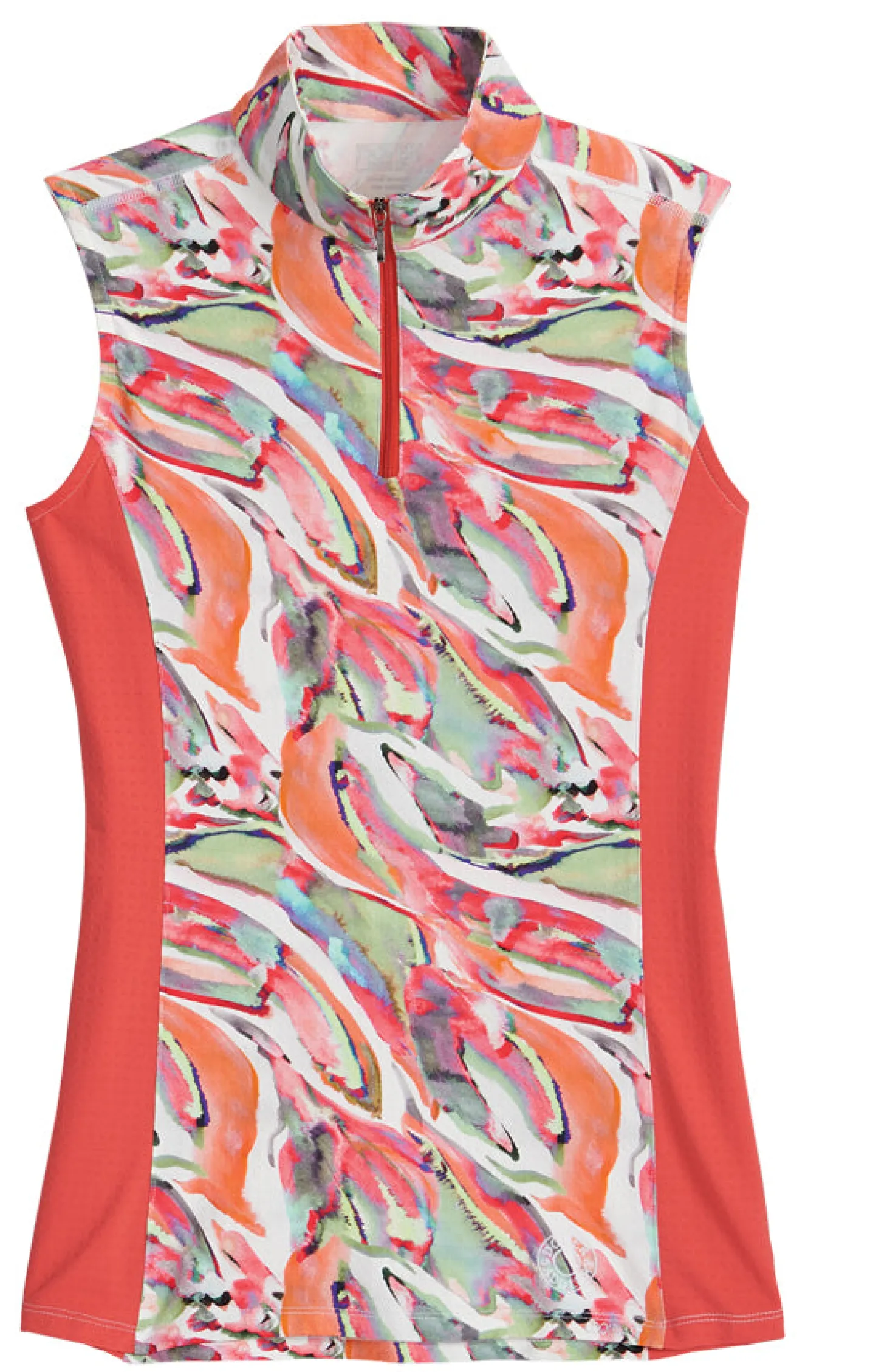 CoolBlast® 100 Ladies’ Lakeland Sleeveless Print Shirt