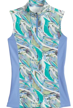 CoolBlast® 100 Ladies’ Lakeland Sleeveless Print Shirt