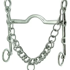 Coronet Thin Wide Port Curb Weymouth Bit