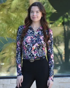 Dancing Equestrian Ladies’ Equus Garden Long Sleeve Shirt