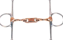 DS Twisted Copper Dr. Bristol Full Cheek Snaffle Bit