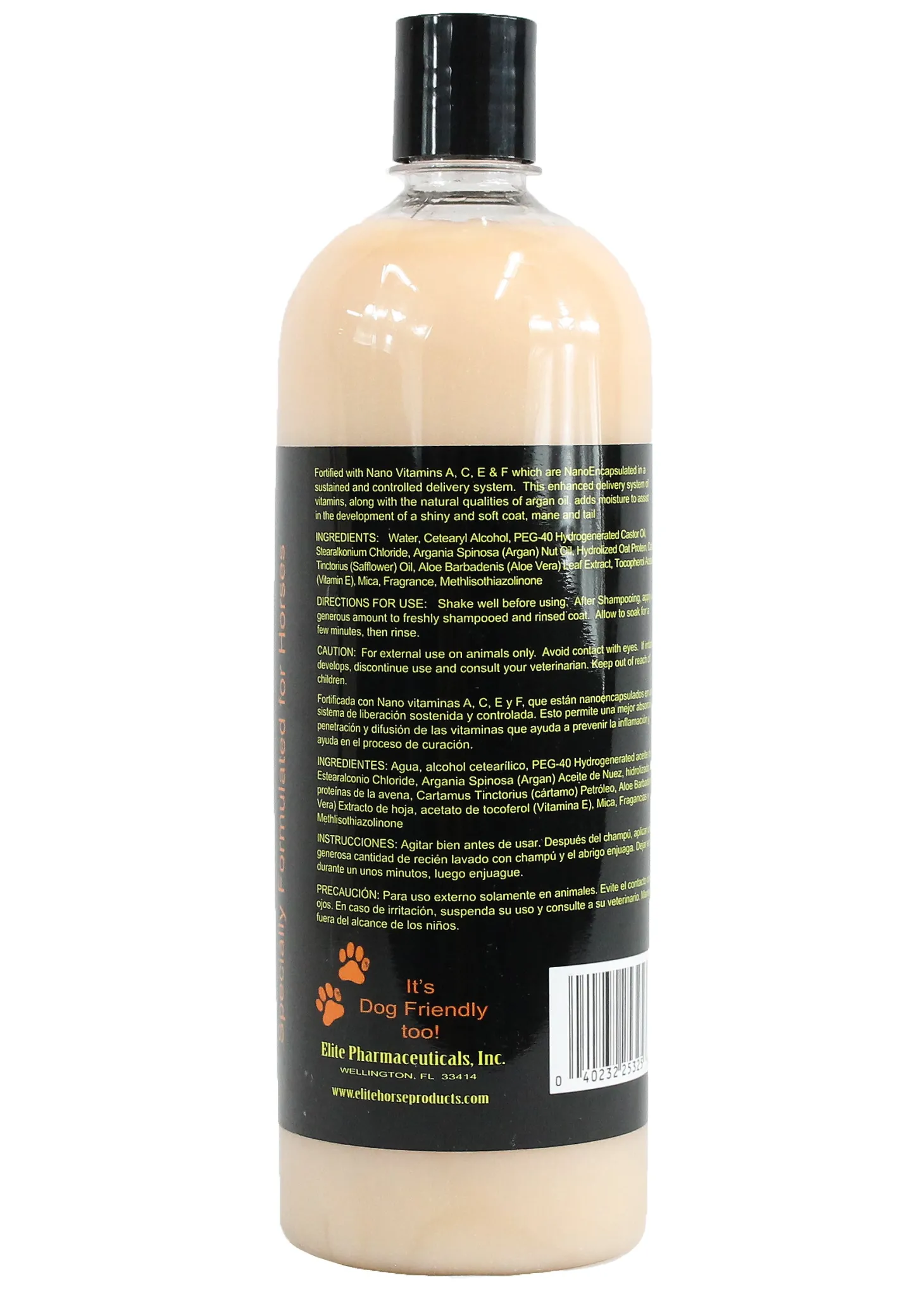 E3® Elite Equine Evolution Argan Oil Conditioner - Quart