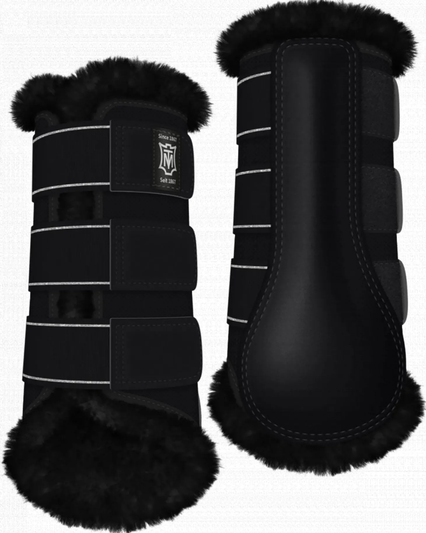 E.A. Mattes Front Sheepskin Boots