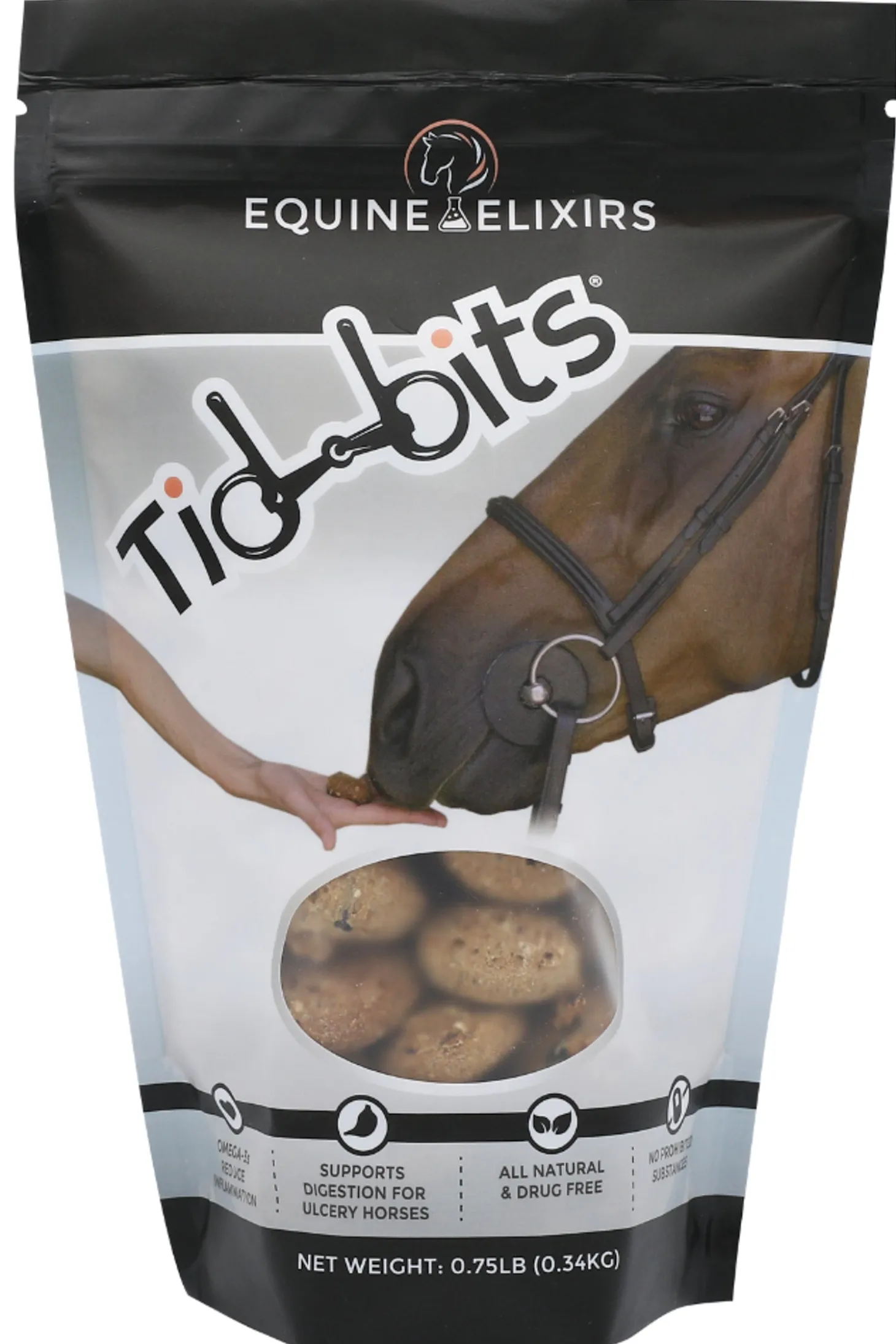 Equine Elixirs Tidbits® Cookies Supporting Digestion
