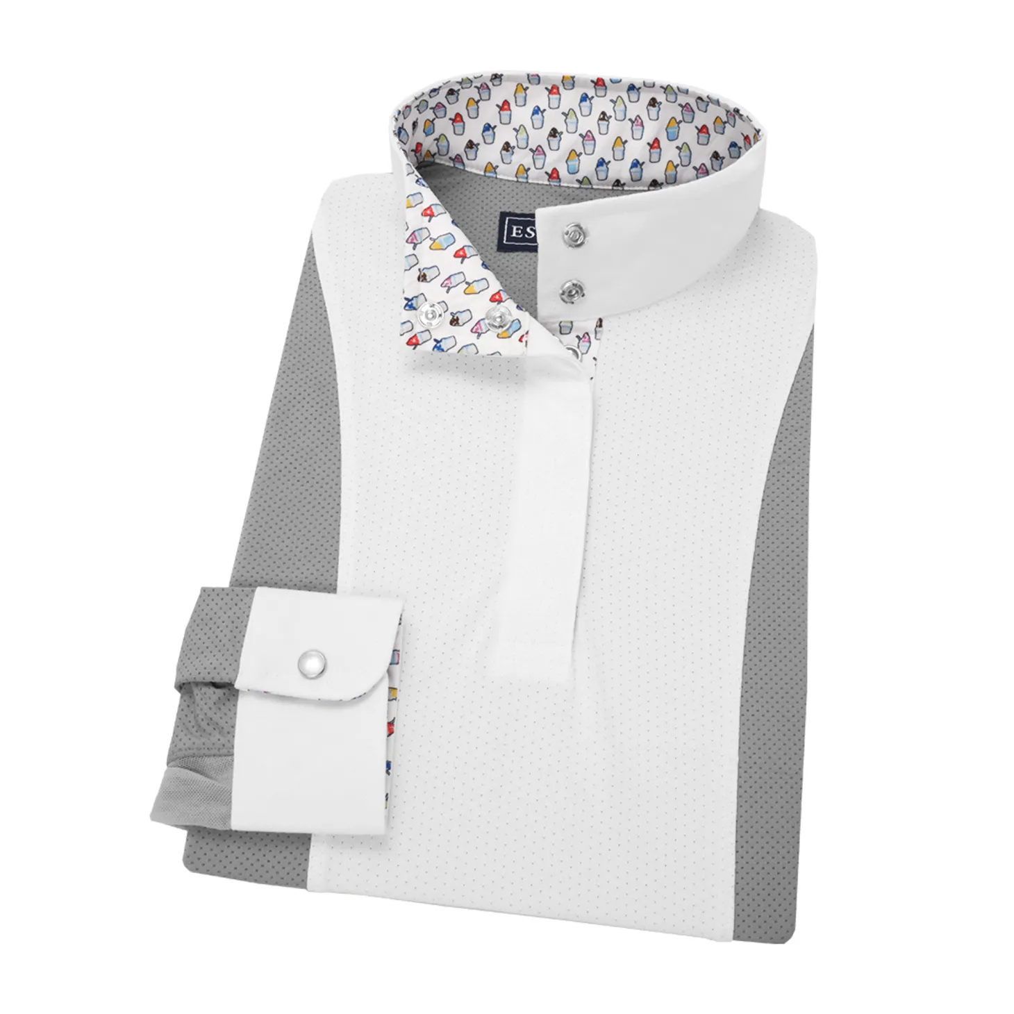 Essex Classics Girls’ Luna Performance Long Sleeve Show Shirt