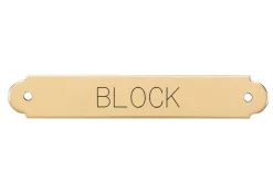 Fancy Halter Nameplate - 3 lines