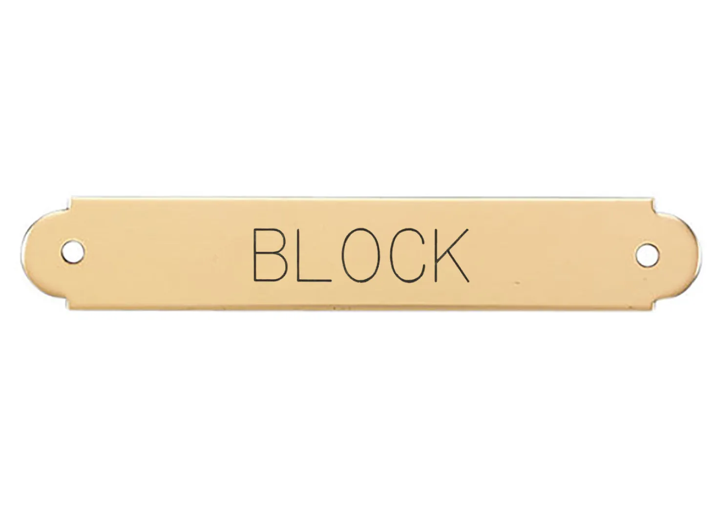 Fancy Halter Nameplate - 3 lines