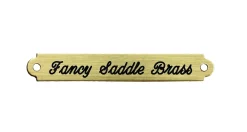 Fancy Saddle Nameplate