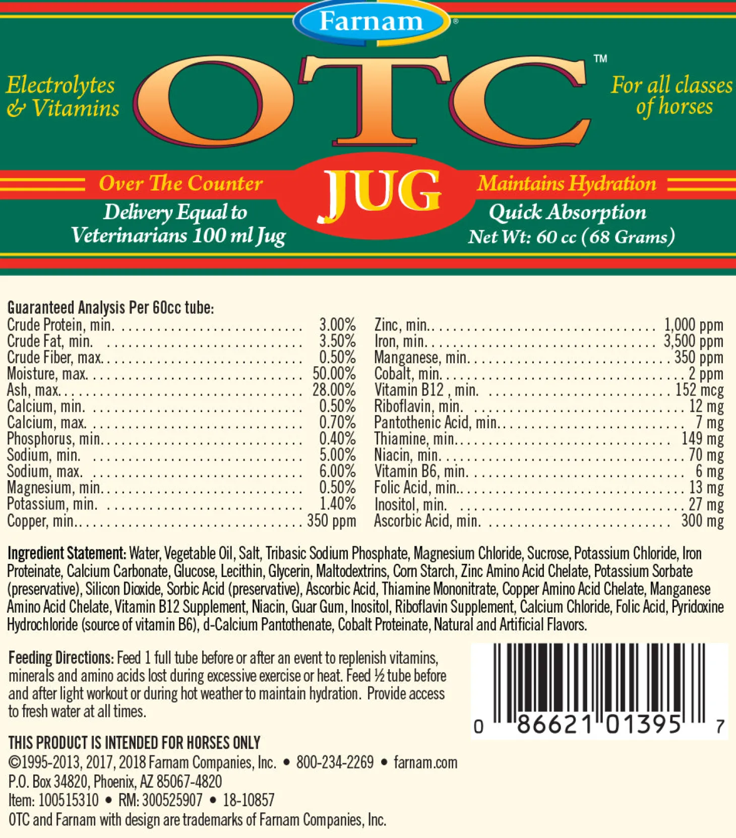 Farnam® OTC Jug™ Paste