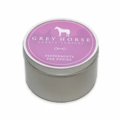 Grey Horse Candle Tin
