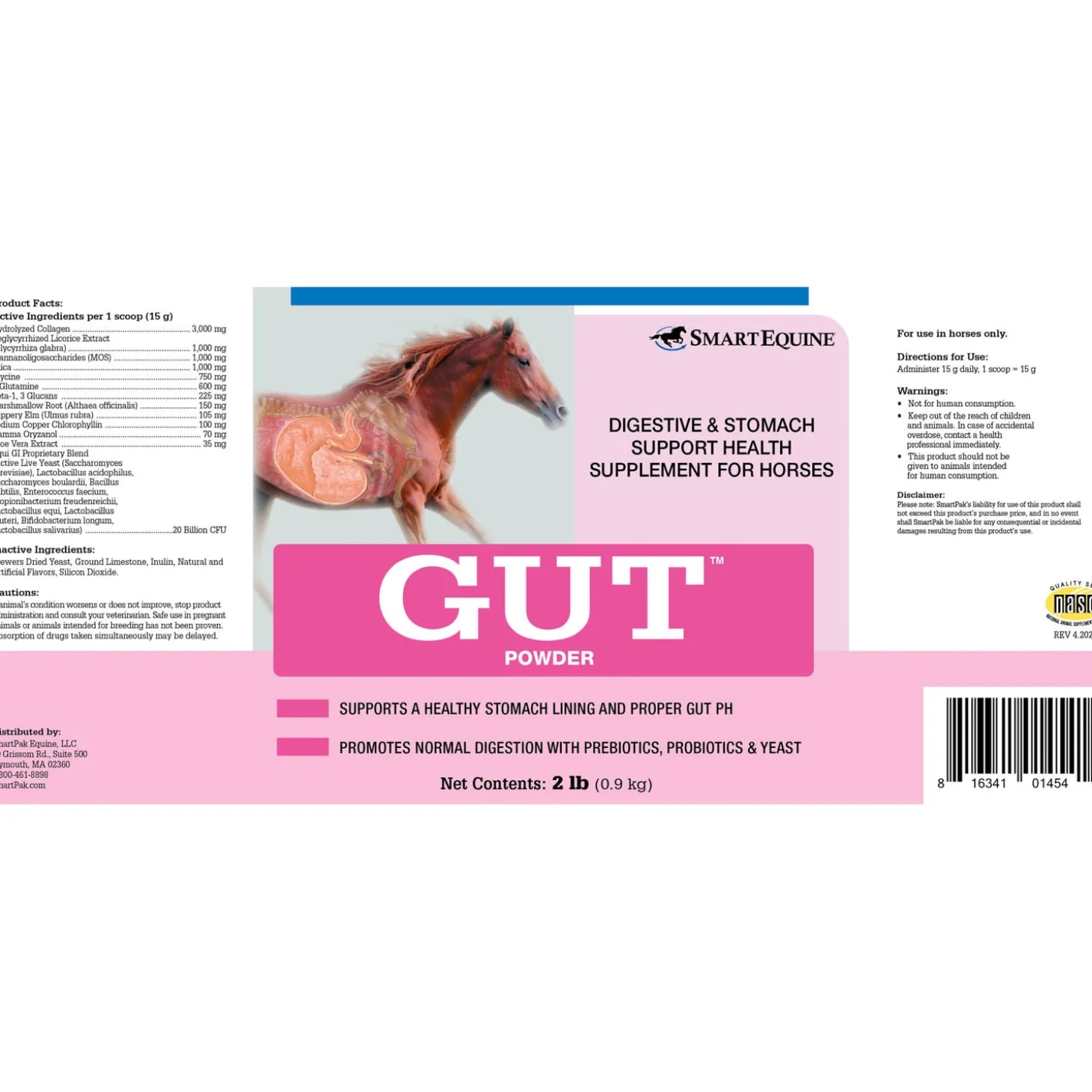 GUT™ Powder by SmartEquine™ - 2 lbs