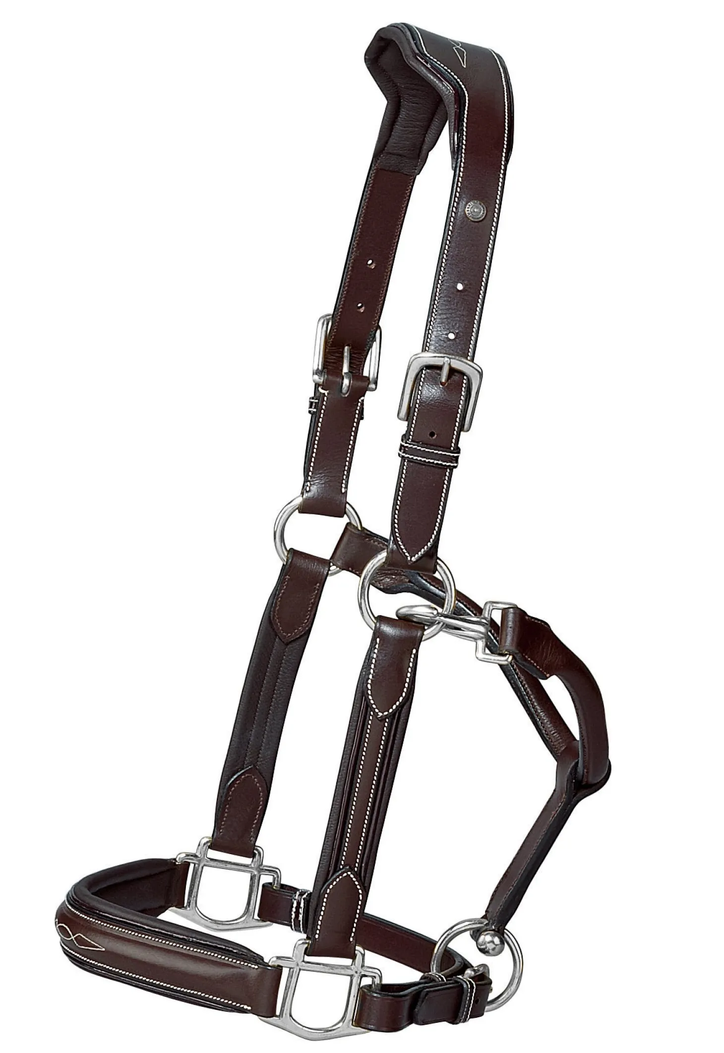 Henri de Rivel Stress Free Halter with Fancy Contrast Stitching