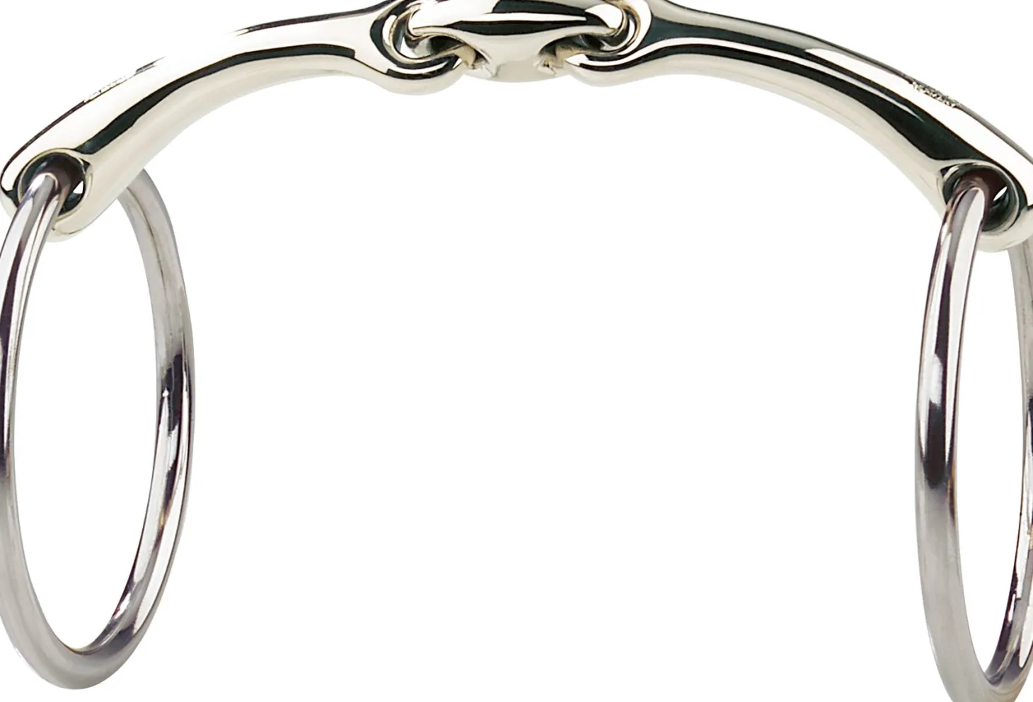 Herm Sprenger® Dynamic RS Sensogan® Bradoon - 14mm mouth; 55mm rings