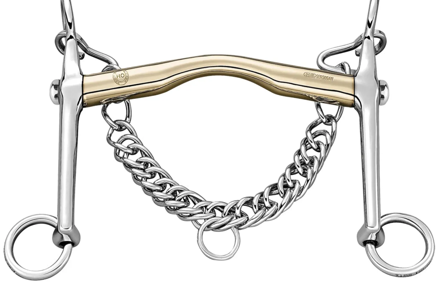 Herm Sprenger® HO Revolving Cheek Weymouth - 14mm mouth