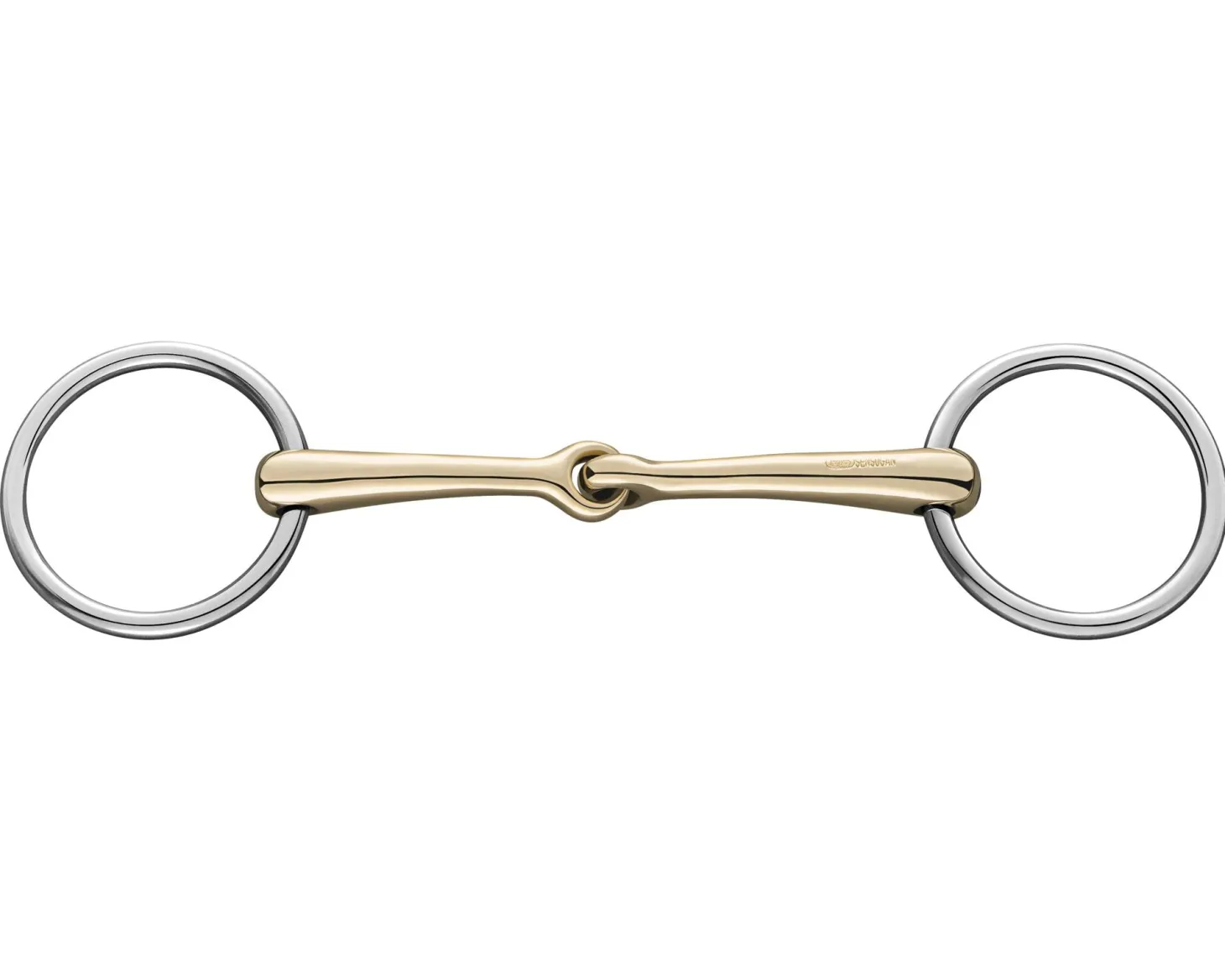 Herm Sprenger® Sensogan® Bradoon - 12mm mouth; 55mm rings