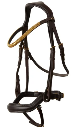 Horze Highbury Anatomical Crystal Dressage Bridle