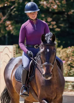 IconEQ™ Lux Quarter-Zip Long-Sleeve Shirt