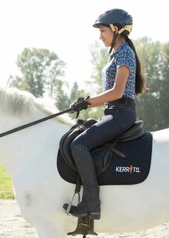 Kerrits Kids’ Stretch Denim Knee-Patch Breech