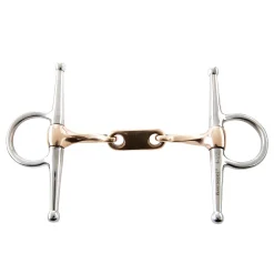 Korsteel® Stainless Steel Twisted Copper Mouth Dr. Bristol Full Cheek Bit