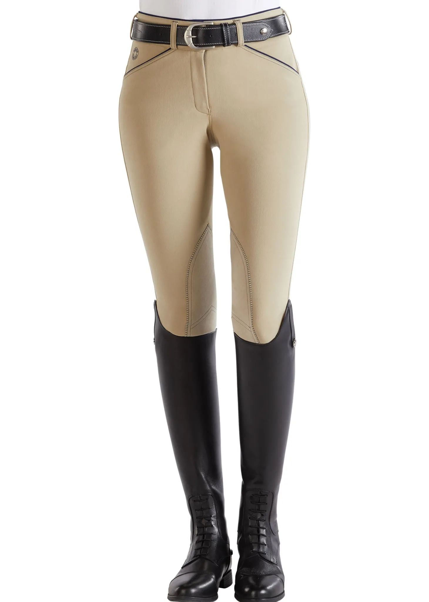 Ladies’ Wellesley Classic Piped Knee-Patch Breech