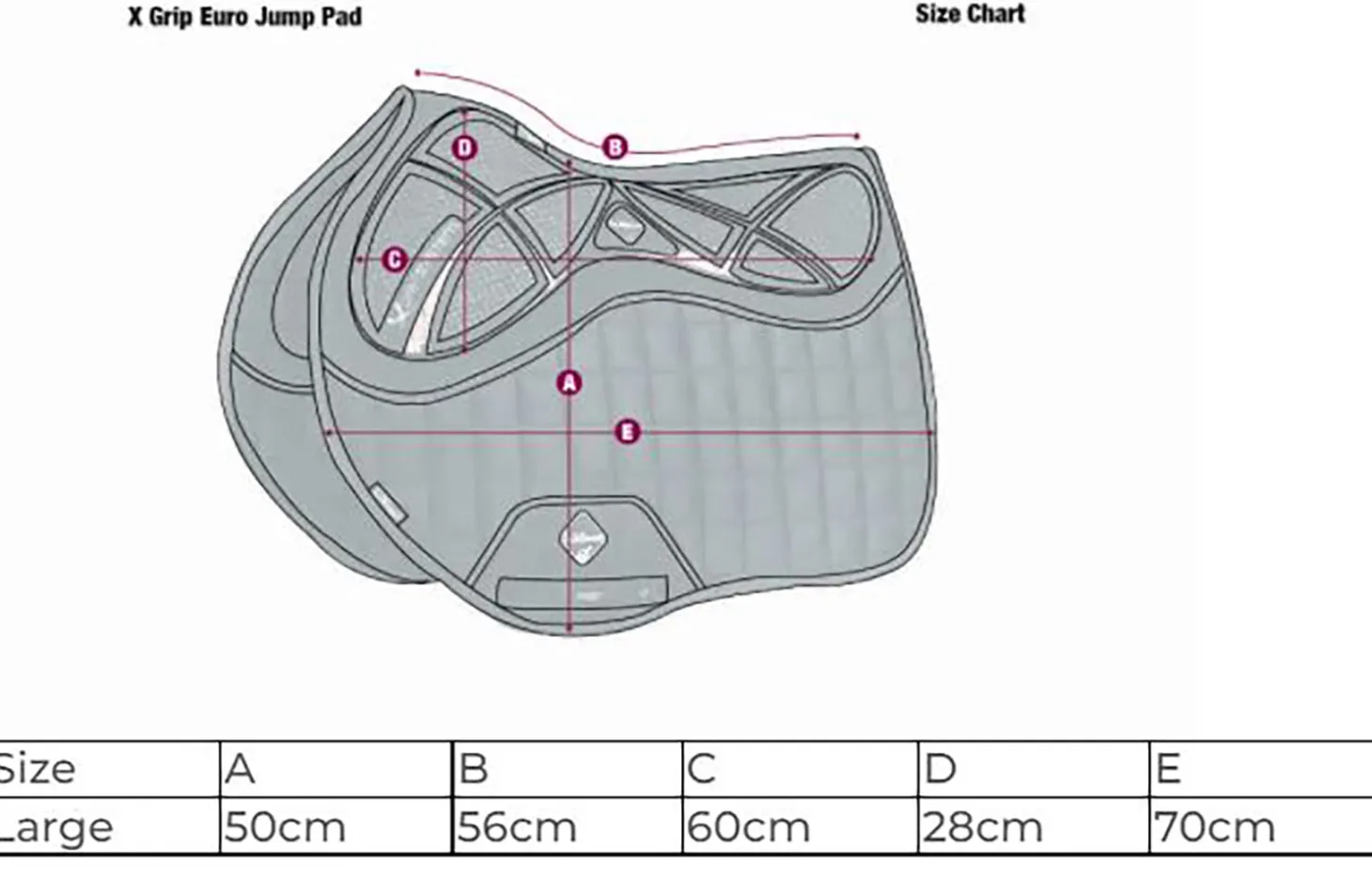 LeMieux® X-Grip EuroJump Square Pad