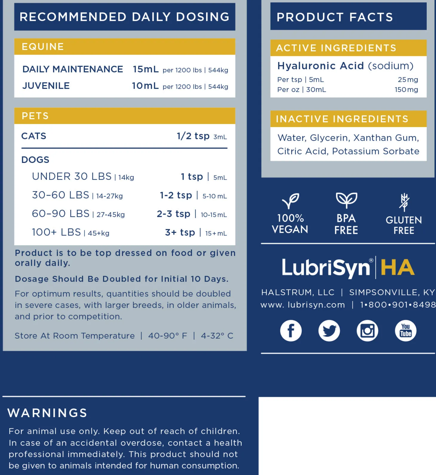 LubriSyn HA Joint Formula