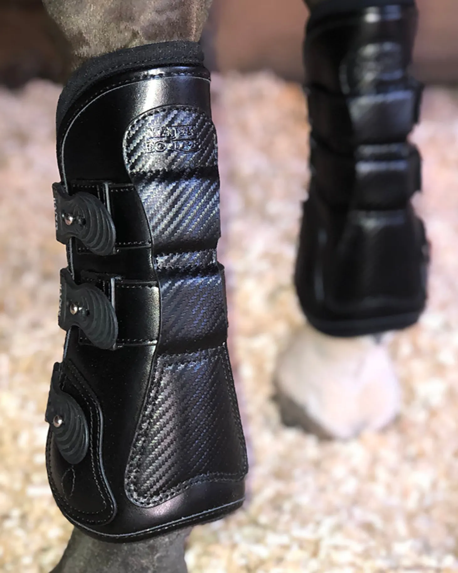 Majyk Equipe® Estrella Carbon Leather Tendon Boots