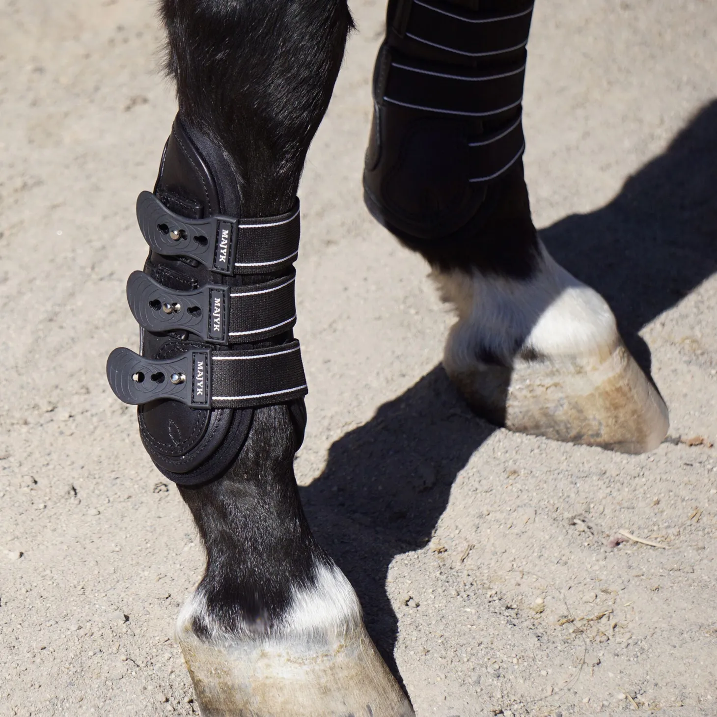 Majyk Equipe® Leather Jump Boots with Removable Impact Liners (Snap Closure)