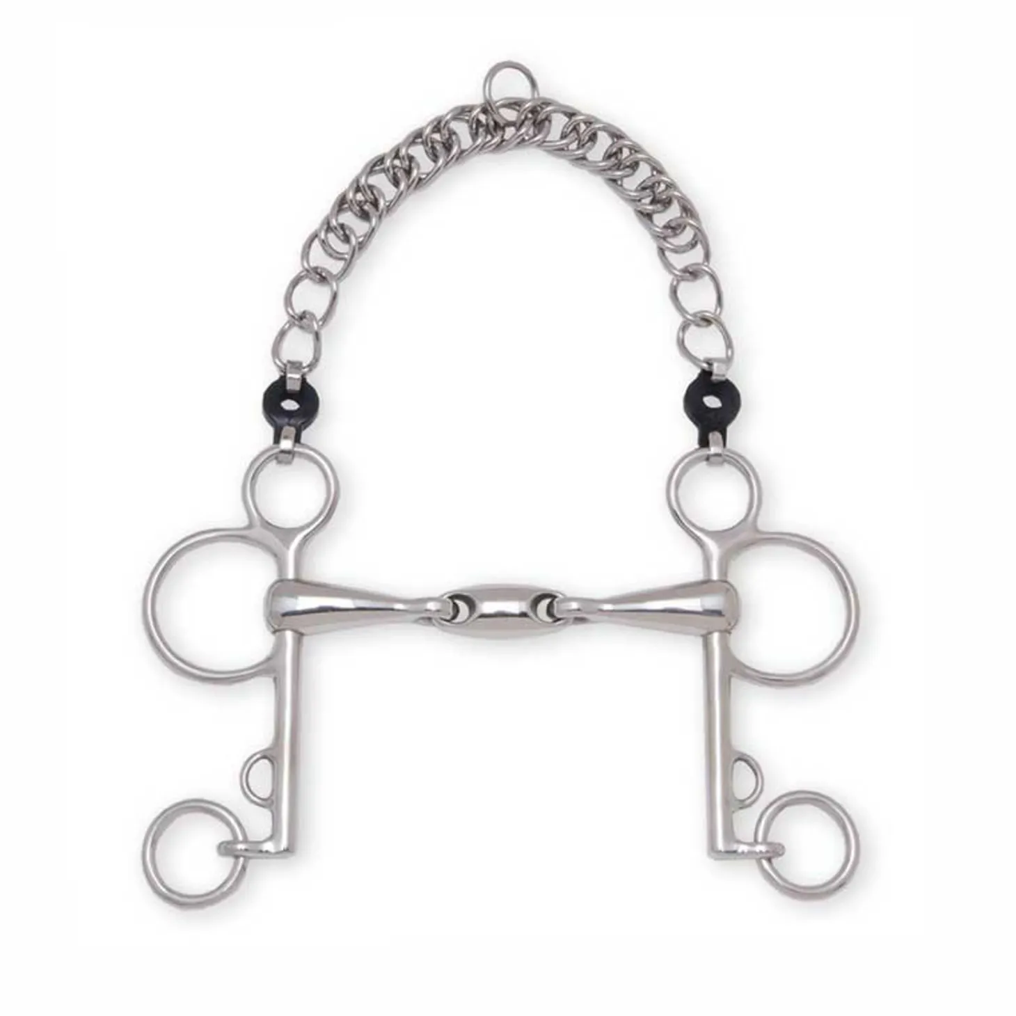 Metalab Double-Jointed with Oval Link Pelham Bit-20mm