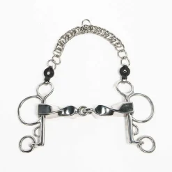 Metalab Jointed Twisted Short Lever Pelham Bit