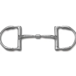 Myler Barrel Dee Comfort Snaffle Bit with Hooks MB 01