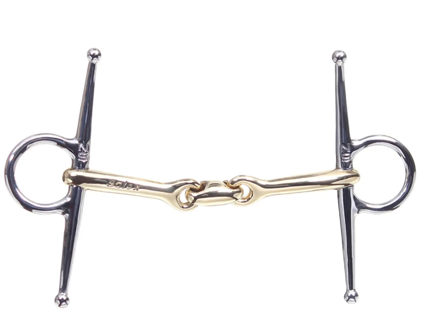 Neue Schule Pony Tranz Angled Lozenge Full Cheek Bit - 10 mm mouth