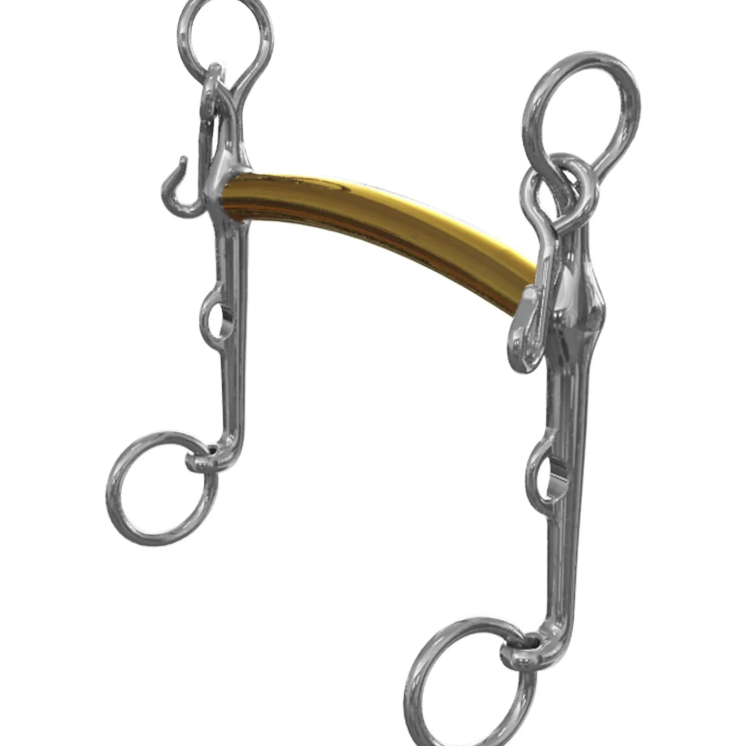 Neue Schule Thoroughbred Weymouth Bit - 12 mm mouth; 7 cm shanks