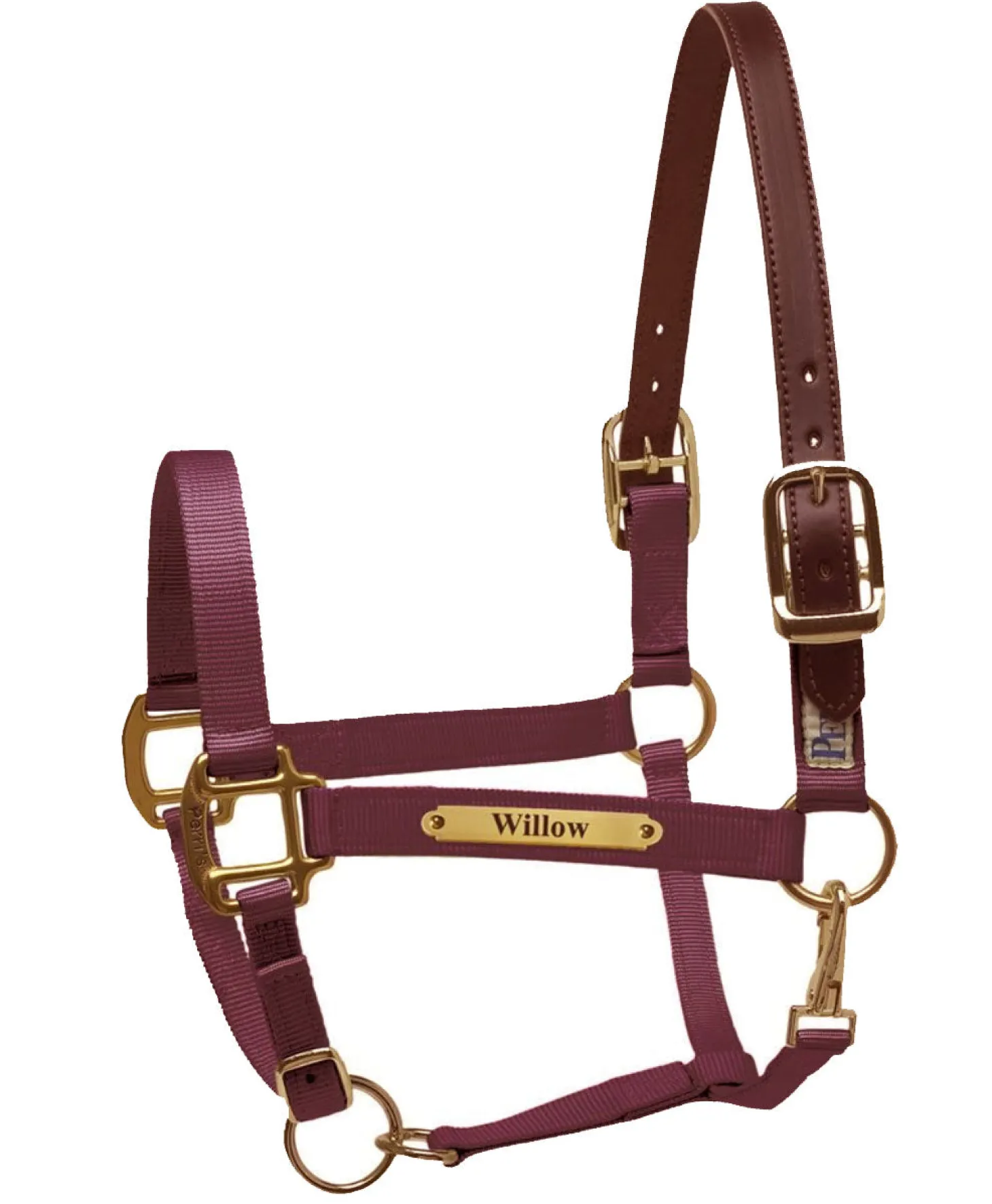 Perri’s® Premium Nylon Safety Halter with Nameplate