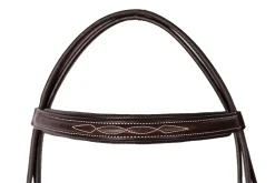Perri’s® Professional Fancy-Stitched Leather Bridle