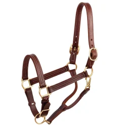 Perri’s® Premium Leather Show Halter