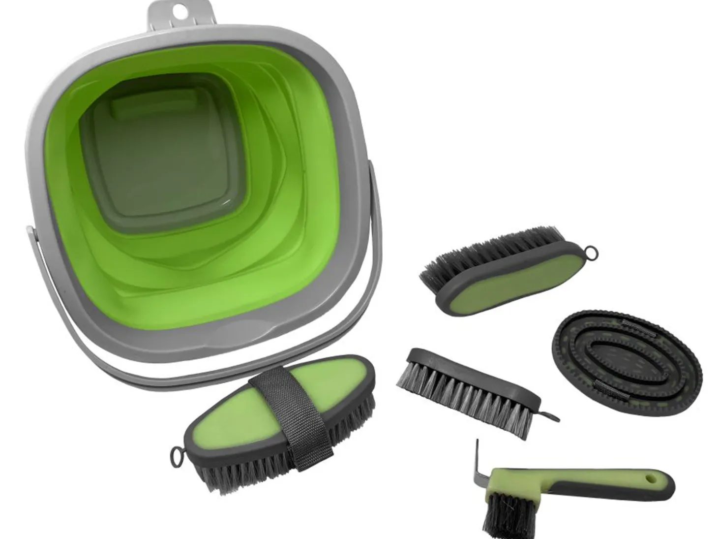 5-Piece Grooming Kit with Collapsible Bucket