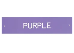 Plastic Stall Plate - 1 or 2 lines