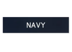 Plastic Stall Plate - 3 lines