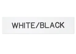 Plastic Stall Plate - 3 lines