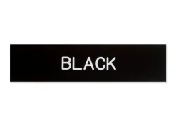 Plastic Stall Plate - 3 lines