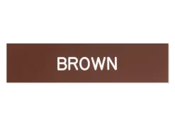 Plastic Stall Plate with Holder - 3 lines